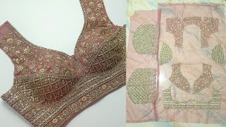 Latest Bridal Blouse Cutting and Stitching  Bridal lehenga Blouse Cutting and Stitching  Bridal [upl. by Zetrauq]