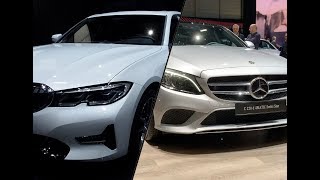 Mercedes Benz C Class vs BMW 3 Series [upl. by Anelrihs]