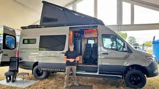 Amazing Sprinter 170” Camper Van for the Whole Family  Storyteller Overland [upl. by Aicissej]