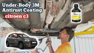 Under Body 3M AntiRust Coating  Citroen c3  Car Tech Care [upl. by Enirehtac739]