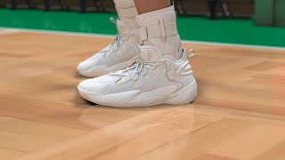 Adidas BYW Select Shoes Cloud White Zero Metallic NBA 2K24 [upl. by Orecic]