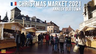 🇫🇷 Annecy Christmas Market  4K [upl. by Naig235]