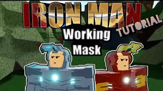 Iron Man Working Mask Tutorial  Build a Boat For Treasure [upl. by Jayson]