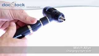 Changing a Welch Allyn light bulb [upl. by Grondin]