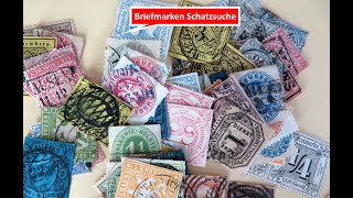 Briefmarken wertvoll Schatzsuche in Dieters Briefmarken Kiste vom Mai 2022 [upl. by Epolenep254]