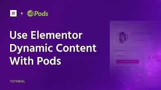 How to use Elementor with Pods Tutorial [upl. by Hueston]