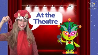 At the Theatre  ESL Vocabulary Games for Kids [upl. by Oecam547]