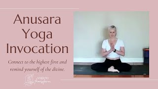 Anusara Yoga invocation prayer [upl. by Bertrando]