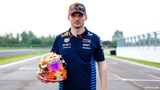 Max Verstappen  Orange Tribute Helmet 2024 [upl. by Trebloc]