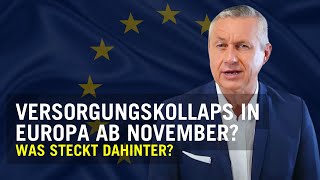 Brisant Lieferstopps amp Versorgungskollaps in Europa ab November Was steckt dahinter [upl. by Eniarol]