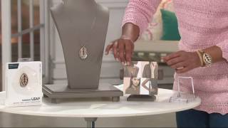 Bellabeat LEAF Silver Smart Jewelry Health Tracker on QVC [upl. by Arbua]