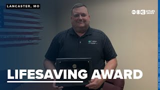 Electric cooperative CEO earns Lifesaving Award [upl. by Grados898]