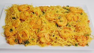 Make It Under 30 Minutes  Rice Vermercelli Noodles With Shrimp  Dadas FoodCrave Kitchen [upl. by Eelek253]