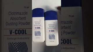 Vcool powder antifungal antibacterial clotrimazole dusting powder benefits fayada [upl. by Margherita187]