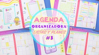 AGENDA  Bullet Journal  Listas y Planeadores  Planéate conmigo 🌈  Manualidades aPasos [upl. by Nael273]