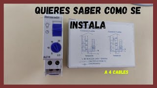 Instalar minutero de escalera a 4 hilos y varias plantas [upl. by Enortna835]