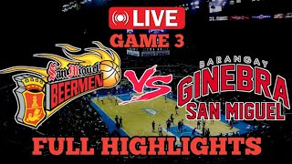 SAN MIGUEL VS GINEBRA FULL HIGHLIGHTS  PBA UPDATES  PBA HIGHLIGHTS  PBA LIVE [upl. by Karilynn]