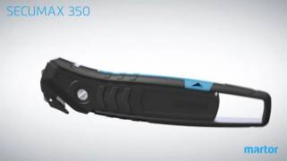 Martor Secumax 350 safety cutter [upl. by Jowett793]