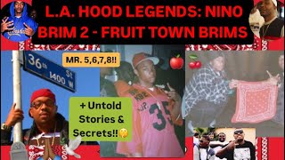 LA HOOD LEGENDS LIL NINO BRIM  FRUIT TOWN BRIMS [upl. by Secnarfyram]