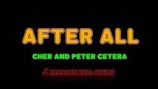 Cher and Peter Cetera  After All Karaoke Real Sound [upl. by Parsaye]