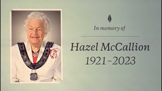 REMEMBERING HAZEL State funeral for quotHurricanequot Hazel McCallion [upl. by Kalasky976]