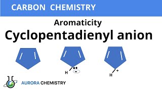 Cyclopentadienyl anion  AROMATIC  Comparing aromaticity in cyclopentadiene [upl. by Eutnoj605]