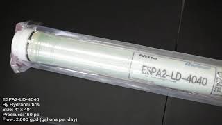 ESPA2LD4040 4 x 40 150 psi Reverse Osmosis Membrane [upl. by Ridley]