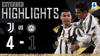 Juventus 41 Udinese  Clinical Finishing from CR7 Dybala amp Chiesa  EXTENDED Highlights [upl. by Gregrory747]