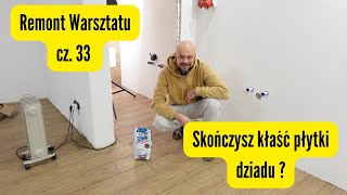 Remont Warsztatu cz 33  Skończyłem podłogę [upl. by Llennol]