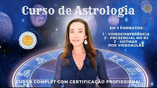 Curso Completo de Astrologia  Formação Profissional [upl. by Nylehtak989]