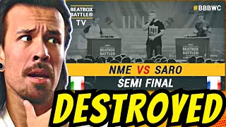 NME vs SARO  REACTION 5th Beatbox World Championship [upl. by Nonahs]