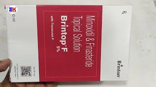 Brintop F 5 Solution  Minoxidil and Finasteride Topical Solution  Brintop F Solution Uses [upl. by Swithbart617]