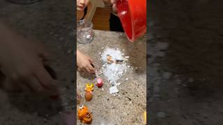 DIY Unmelting Snow kidsactivities diykidscrafts thecjandljshow unmeltingsnow fakesnow [upl. by Enia]