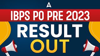 IBPS PO Result 2023 OUT  IBPS PO Pre Result 2023  How to Check IBPS PO Result 2023 [upl. by Atlante506]