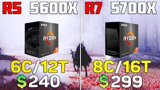 Ryzen 7 5700x vs Ryzen 5 5600x  Is it worth paying more [upl. by Mueller]