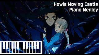 Howls Moving Castle Piano Medley [upl. by Adnek179]