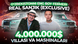 OZBEKISTONNI ENG BOY FERMERI REAL SANJIK exclusive [upl. by Halehs]