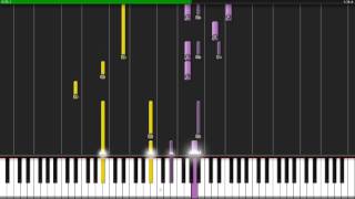 Cigarette  Ben Folds Five  Synthesia Piano Tutorial [upl. by Mccreery]