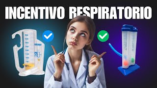 Incentivadores Respiratorios Diferencias entre Flujo y Volumen terapiarespiratoria rehabilitación [upl. by Ecirtel84]