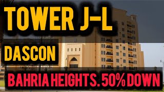 Dascon Apartments And Bahria Heights Tower J And Tower L Update Bahria Town Karachi [upl. by Hareehahs]