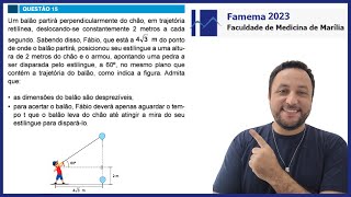 VESTIBULAR FAMEMA 2023  QUESTÃO 15  MATEMÁTICA [upl. by Bram813]