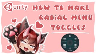 How to Make a Radial Toggle Objects  VRChat Unity Tutorial [upl. by Hosea]