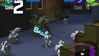 TMNT 2003 Walkthrough Stage 1 Things Change Area 2 Streets [upl. by Conti]