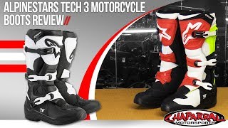 Alpinestars Tech 3 Motorcycle Boots Review [upl. by Giraldo]