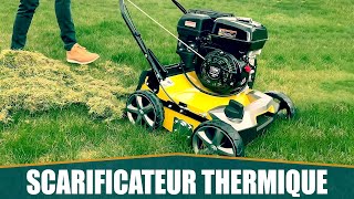 LE MEILLEUR SCARIFICATEUR THERMIQUE – Texas Pro Cut 400TG [upl. by Ayifas280]