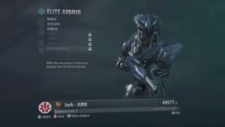 Halo Reach  Elite Armour Customization [upl. by Penthea]