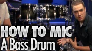 How To Mic A Bass Drum  Drum Lessons [upl. by Bidget883]