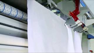 Image Laundry Systems Ironing line [upl. by Aimek64]