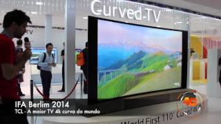 TCL 110quot a maior TV curva do mundo [upl. by Goldia]