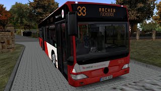 Omsi 2 Addon Aachen  Route 33 Heuvel  Fuchserde PC [upl. by Iaw]